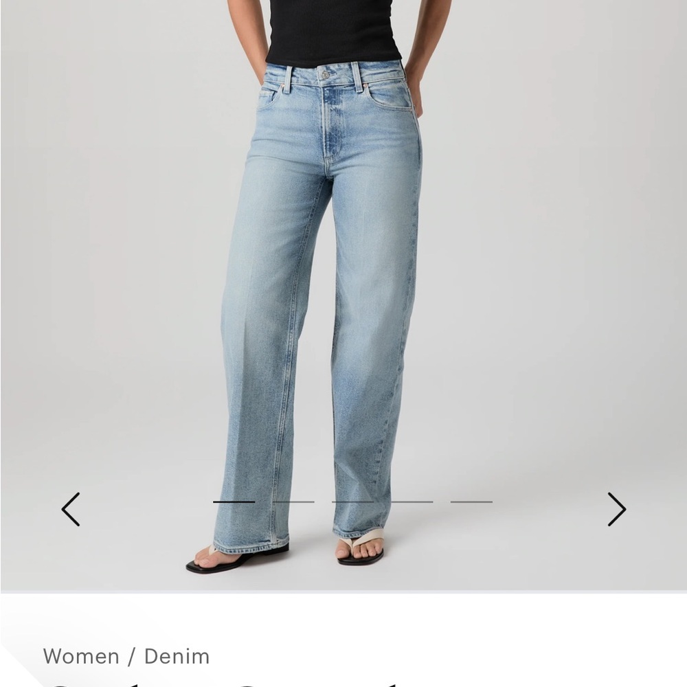 PAIGE Sasha Wide Leg Jean - Magnifique